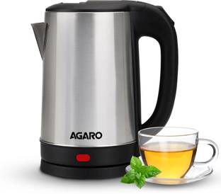 AGARO Sonnet Electric Kettle, 1.5L, 1500W, Stainless Steel Body Electric Kettle