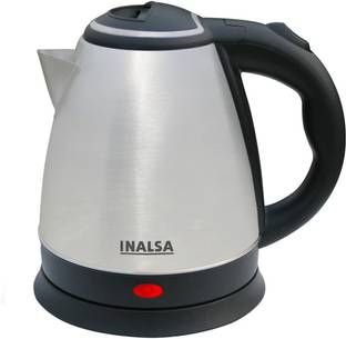 Inalsa Kwik 1.5 Liter with SS Body|Auto Shut Off & Boil Dry Protection |Hot Water Electric Kettle