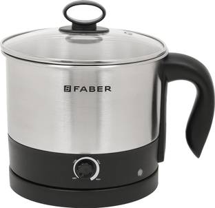 FABER 600W 1.2L Multicooker | Make Noodles,Rice, Soup, Baby Food, Boil Veggies & Eggs Multi Cooker Electric Kettle