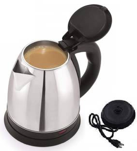 PRATYANG Fast Boiling Tea Kettle Cordless, Stainless Steel Finish Hot Water Kettle 5 Cups Coffee Maker