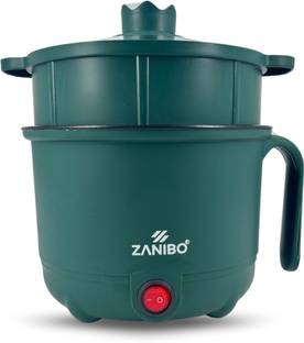 Zanibo ZMK-1510, Stainless steel Noodles cooker, streamer for egg (600W), Green Electric Kettle