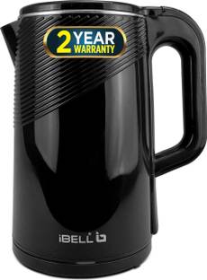 iBELL PEK20BKPLUS Kettle 2L, 1600W Auto Cut-Off, 360°Rotate Base, Safety Lid, Premium Electric Kettle