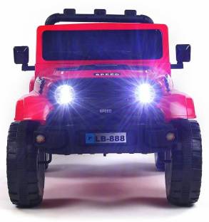SmallBoyToys WILLY RED 4X4 Powerful motors Off-Road battery operated ride on Jeep (1-8 yrs) Jeep Battery Operated Ride On