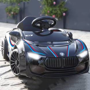 Pandaoriginals Beem Wagon EV ,mp3 player, cap : 50 kgs, Age: 1-4 yrs, remote controlled Car Battery Operated Ride On