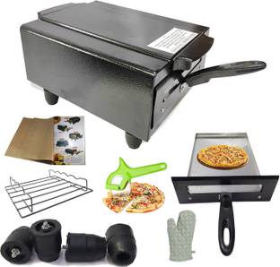 WELLBERG Home & Kitchen 2000W Pizza Maker & Food Warmer Electric tandoor (Black) 1 Year warrenty for Heating Element Pizza Maker