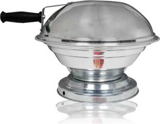 ma narmada beutifull silver bati oven handil lakdi Food Steamer