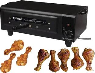 WELLBERG 16-Inch Multi-Use Maker for Baking Grilling Roasting with Element Control Switch Electric Tandoor