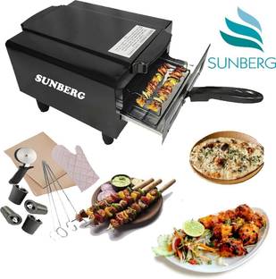 SUNBERG 14inch Multi-Purpose Pizza Maker Oven for Home Kitchen Use�Perfect for Fast Meal Electric Tand...