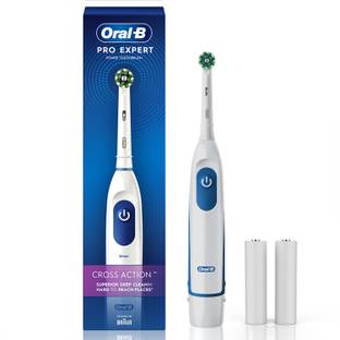 Oral-B Pro Expert, 2 Min Timer, Dentist Inspired Round Brush Head,Battery Electric Toothbrush