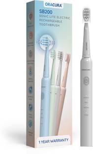ORACURA SB200 Sonic Lite Electric Rechargeable Toothbrush With 36,000 Strokes/minute . Electric Toothbrush