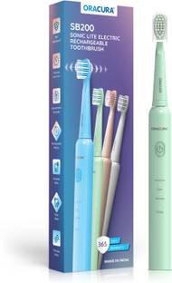 ORACURA SB200 Sonic Lite Electric Rechargeable Toothbrush With 36,000 Strokes/minute Electric Toothbrush