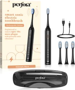 Perfora Rechargeable Smart Sonic, With 4 Modes & 60 Day Battery Life Electric Toothbrush