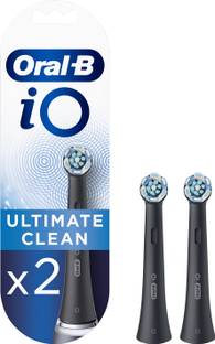 Oral-B iO Black Ultimate Smart Refill Brush Heads, Tuft-in-Tuft Bristle Technology, Electric Toothbrush