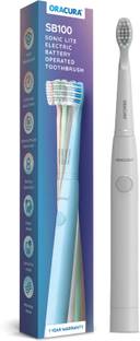 ORACURA SB100 Sonic Lite Electric Battery Operated Toothbrush With 36,000 Strokes/minute . Electric Toothbrush