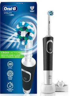 Oral-B Vitality_100 Vitality Black Rotating, 2 Brushing Modes,Pro Timer, Electric Toothbrush