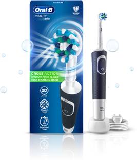 Oral-B Vitality Black, 2 Brushing Modes, 2 Min Timer,Rechargeable Electric Toothbrush