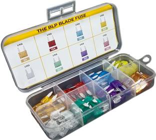 THE BLP Mini Blade Fuse for Car, Bike & Truck 5, 10, 15, 20, 25, 30, 35, 40 Amp Mini Blade Fuse (Pack of 40 / Each of 5) Electrical Fuse