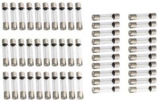 gobagee 50pcs (10A) Fast Acting GMA Glass Cartridge Fuse 5x20mm 250V Electrical Fuse