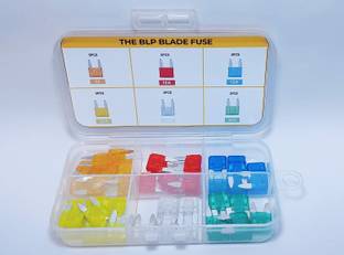 THE BLP Mini Blade Fuse for Car, Bike & Truck 5, 10, 15, 20, 25, 30 Amp Mini Blade Fuse (Pack of 30 / Each of 5) Electrical Fuse