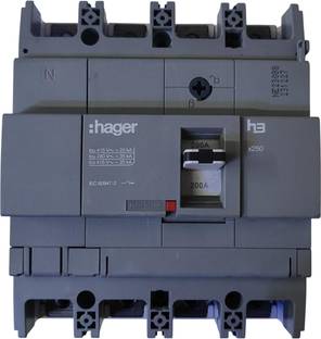 Hager 4 POLE 200A MCCB HHB201Z MCB