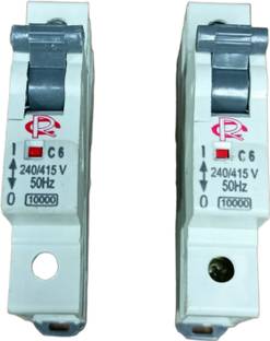 rc electric india 6A maintenance circuit breakers 6A MAINTENANCE CIRCUIT BREAKER (pack of 2) MCB