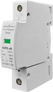 amiciSmart AC Surge Protector, 275V 20KA~40KA SPD Lightning Protection Device MCB