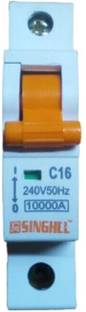 SINGHEL SPN 6 TO 63A MCB SINGLE POLE NEUTRAL MCB