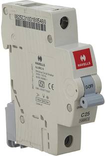 HAVELLS PVC Plastic 25A SP DHMGCSPF025 MCB