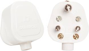 REO HAVELLS 16A / 32A HD COMBO [ AC BOX ] Modular Ac Protected Socket PVC Plastic Base 3 Switch Power Box MCB