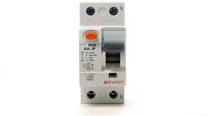 Dewon Electric 63A/30mA Double Pole RCCB|Overload & Surge Protection|10-Year Warranty Durable Polycarbonate Housing|C-Curve Tripping|10kA Breaking Capacity MCB