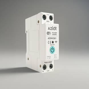 AZIOT 1P 63A WiFi Smart Breaker | Voice Control & Monitoring | SmartLife App AZSMCB01 MCB