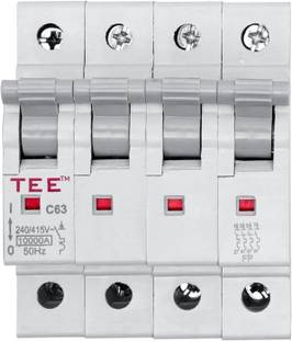 The Elite Electrotek Miniature Circuit Breaker, Overload & Surge Protection, Home and Industrial Use MCB Triple POLE 10 AMP 240V MCB