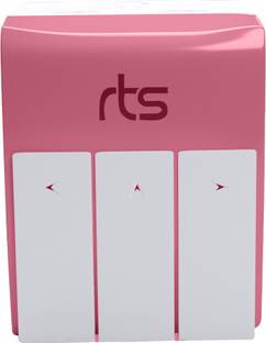 jihaan Adapter Multi-Plug with Individual Switch pink 3 pin Plug Adapter Universal Adapter Multi-Plug Individual (Multi) pink Three Pin Plug