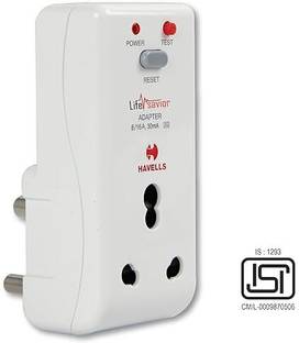 HAVELLS 16A 30mA PRCD Adaptor Power Plug