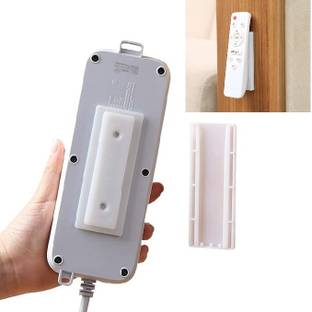 ShilpSukh Wall self Adhesive Socket Power Line Holder Power Strip Holder Fixator, No Hole Plug-in Wall Socket Sticker Fixer Power Plug
