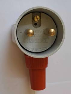 SINGHEL Metal Clad 20A 440V electrical plug for connecting devices 240-volt power source electrical plug for connecting devices 240-volt power source Two Pin Plug