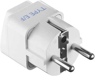 Ceptics India to Europe, Russia (Schuko) (Type E/F) Travel Plug - CE Certified Worldwide Adaptor