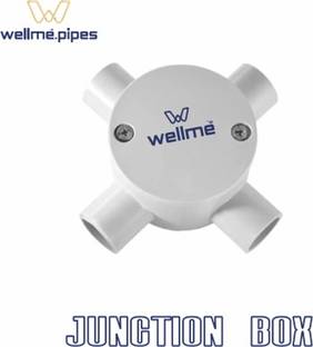 Wellmepipes WELLME PIPES JUNCTION BOX, 25MM (12 PCS) Plastic Light Socket