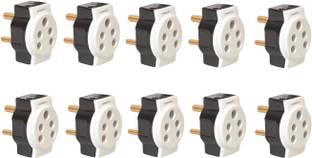CANDLE 3 PIN MULTI PLUG/ADAPTER PACK OF 10pcs. THREE PIN HEAVY BRASS PIN MULTI PLUG-ADAPTER PACK OF 10pcs. Three Pin Plug