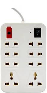 V3Deals Extension Board 230 CM Long Wire with Master Switch | Multipurpose use Extension Board Three Pin Plug