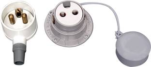 Influxx INFX-120 INFX_120 2 Pin metal Plug and Socket Two Pin Plug