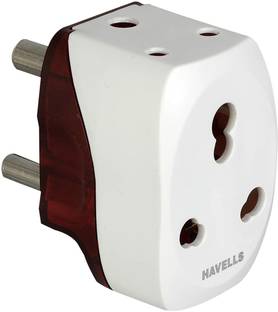 HAVELLS 6A/16A 3 pin Adaptor Power Plug