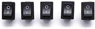 I MEASURE (20psc) Small Mini Boat On/Off Rocker Switch Snap-in 2-Pin Red Plastic Button (20psc) Small Mini On/Off Rocker Switch Snap-in 2-Pin Red Plastic Button Two Pin Plug