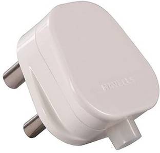 HAVELLS AHLGXXW163-Pk1 16A 3 Pin Plug Top (White) Three Pin Plug