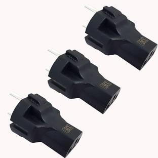 MX European Schuko CEE7/7 Male Plug to IEC320 C13 Connectr Adapter (Pack of 3) 10 A Three Pin Socket