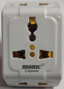 MONIC CAPTAIN 6 to 13 Amp International Conversion Multi Plug 13 A Three Pin Socket