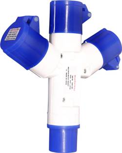Influxx INFLX_124 3pin socket Triple Outlet Socket Multi Splitter 16AMPS Industrial 16 A Three Pin Socket