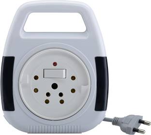 ANCHOR Cherry flexi chord 2 pin 8 meter 5219 Extension cord with sockets and switch 6 A Five Pin Socket