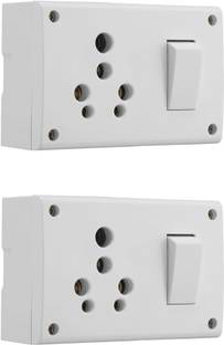 JELECTRICALS COMBINED HEAVY DUTY POWER BOX WITH SWITCH SOCKET 16 A Five Pin Socket