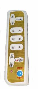 avyaan Mini Strip 5+1|(5 Sockets 1 Switches)|Cord Length:- 2 Meters 3 A Two Pin Socket 6 A Five Pin Socket